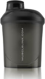 Musclelinx Mini 400ml protein shaker.