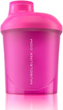 Musclelinx Mini 400ml protein shaker.