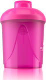 Musclelinx Mini 400ml protein shaker.